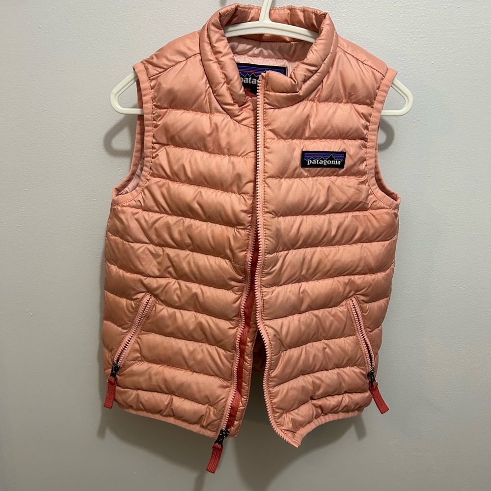 Patagonia Light Pink Puffer Vest